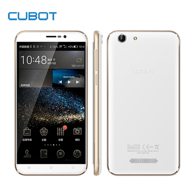Оригинальный Cubot примечание S 4150 мАч мобильного телефона 5.5 дюймов 1280 X 720 андроид 5.1 смартфон 3 г WCDMA 2 г оперативной памяти 16 г ROM мобильный телефон