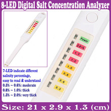 8-LED Digital Handheld Salt Concentration Analyzer Hydrometer Measuring Instrument _Salt Analyzer_Free Shipping