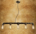3 Heads 5 Heads Loft Industry Retro Water Pipe Chandelier Cafe Bar Creative Personality Water Pipe