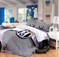 Fast Shipping Football Bedding Sets mans Home Textile King size 220 240cm Quilt Cover Flat Sheet