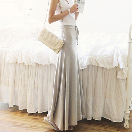 מוצר mainland summer style skirt solid ankle length 2014 summer new fashion skirts skirts open side split skirt maxi skirt מוצר mainland summer style skirt solid ankle length 2014 summer new fashion skirts skirts open side split skirt maxi skirt