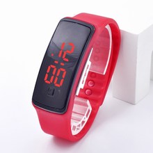 Brand logo watch Men kids Sports Silicone Women Bracelet Wristwatch Digital Girl LED Sports Wrist Watch relogio masculino