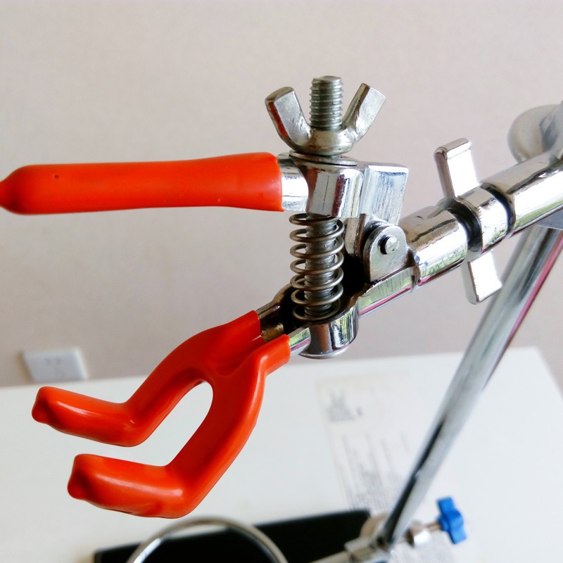 3 Prongs 360 Direction Adjustable Clamp Lab Stand Tube Holder eBay