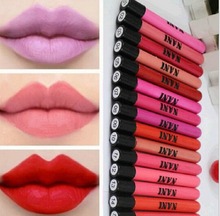 10pcs x 2015 New Velvet Matte Lipstick Waterproof Magic Makeup Nude Lip Gloss Available beauty Lip
