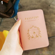 Travel Utility Simple Passport ID Card Cover Holder Case Protector Skin PVC 01WE 4B9P