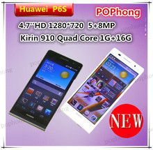 Quad Core Smartphone 2GB RAM Android Phone 16GB 4.7 inch (1280*720) Huawei Ascend P6 P6S Front Camera 5MP