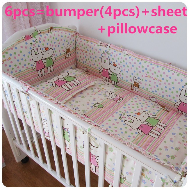 Promotion 6PCS Price font b Baby b font Bed Crib Sets Convenient for Mother to Take