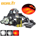 Tactical 5000Lm T6 White 2 x R5 Red LED Bicycle Headlight 3 Modes 18650 Flashlight Lanterna