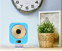 ECHFLIE CD Player Home Clock Radio Home with Wall Mounted Hifi CD Player Music + Fm Radio + Bluetooth+MP3/CD/WMA+USB