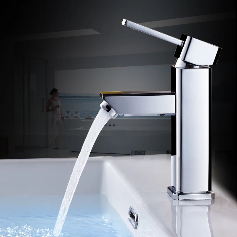 Freeshipping Basin Tap Bathroom Chromed Mixer Single handle Single hole Surface Mounted brass faucet CODE-8045 Freeshipping Basin Tap Bathroom Chromed Mixer Single handle Single hole Surface Mounted brass faucet CODE-8045