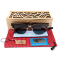 BOBO BIRD Brand Design European Style Sunglasses Women Men Lunette Black Wood Handmade Vintage Sun Glasses