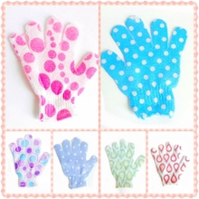 Sponge Bath Glove Bath Accessories Sisal Fiber Bath Glove Multicolor Wisp Nylon Mesh Bath Shower Exfoliating Gloves