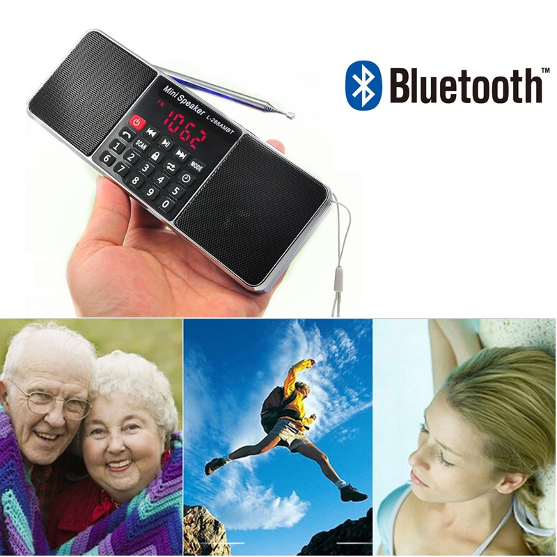 L-288AMBT super bass stereo sound portable mini wireless bluetooth speaker with MP3 music player AM radio and FM radio L-288AMBT super bass stereo sound portable mini wireless bluetooth speaker with MP3 music player AM radio and FM radio