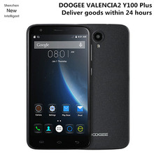 Original DOOGEE Y100 Plus VALENCIA2 5 5inch 1280x720 Android 5 1 4G Smartphone MTK6735 Quad Core