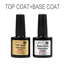 Nail Gel Polish Nail Color UV base top coat Gel Polish 10ml 2pcs Nail Gel for