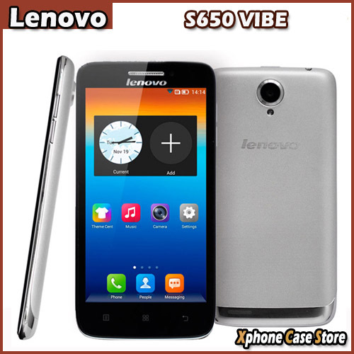Original Lenovo S650 VIBE 8GBROM 1GBRAM 3G WCDMA Smartphone 4 7 inch Android 4 2 MTK6582