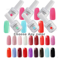 1pc NAIL GEL GLUE Gelpolish Nail Gel Soak Off Led UV Nail Lamp UV Polish 5ml 38colors available CN019