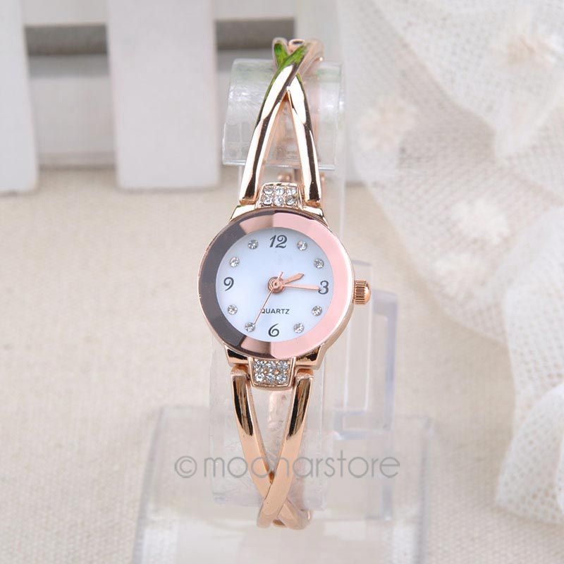 2014 New Fashion Gold Watch Luxury Brand Women Dress Watches Quartz Casual Watch Wristwatch Clock Relogios