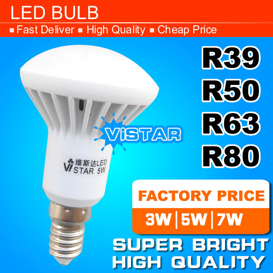 R39 R50 R63 LED lamp E14 E27 Base 3W 5W 7W 9W 220V 230V 240V 12W