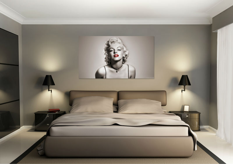 Hot Modern Living Room Bedroom Home Decor Movie Star Sexy Marilyn