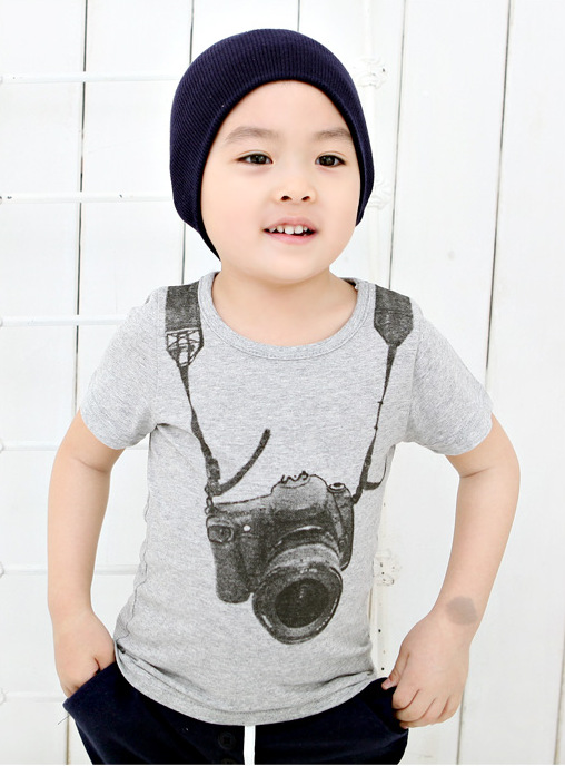 Hot Selling Boys Kids Cartoon Round Neck Short Sleeve T shirt Children s Clothes