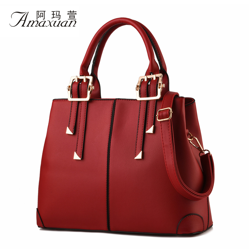 2015 European And American Style Casual Women PU Leather Handbag Crossbody Women Messenger Bags ...