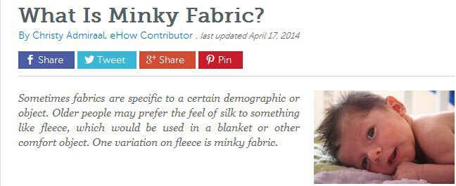 what is minky fabric 1