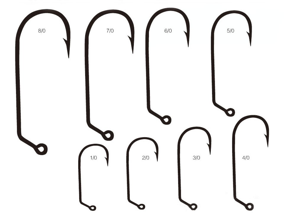 Jig Hook Size Chart