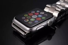 38mm Premium Luxury Stainless Steel Strap Classic Buckle Connector Adapter Watch Bands For Apple Watch iWatch