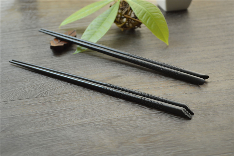 2pairs handmade black nature phoebe wood chopstick...