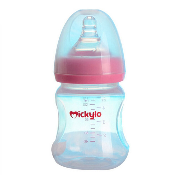 140ML PP Drinking Nursing Bottle Wide Mouth Plastic Baby Feeding Bottle Arc Type Mamaderas High Tempetrature Resistance (10)