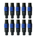Wholesale 5pcs lot 4 Pin Speakon Speaker Connector Male Audio Plug Locking Design 5184