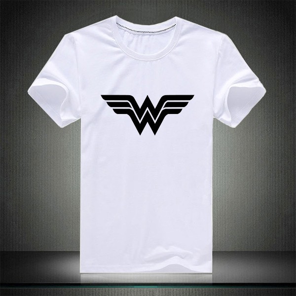 600px New Template for t shirt White wonder girl
