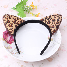 New Sexy Leopard Print Headwear Cat Ear Headband Mouse Animal Ear Children Hair Accessories For Party Hair Band