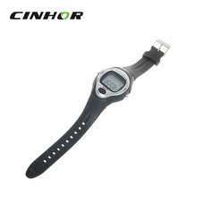 Para mujeres y hombres calidad del reloj del deporte Digital frecuencia del pulso calorías del contador del temporizador reloj con alarma Color negro + plata ( 1 * CR2032 )