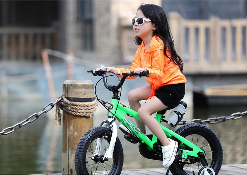 2015 new stroller Girls boys toys with 2 training wheels riding 2 4 years 16 inch