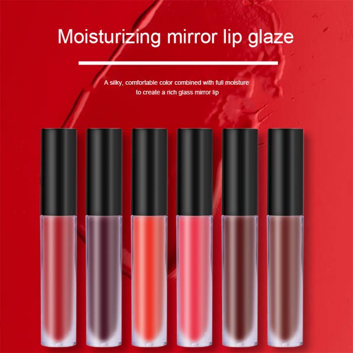 matte lip glaze waterproof non-stick cup lip glosses long