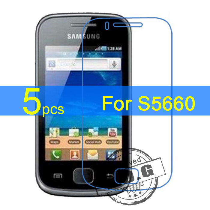 5pcs glossy Matte LCD Screen Protector Film Cover For Samsung Galaxy Gio S5660 i569 Protective Film