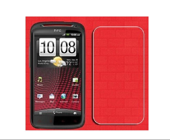 2 x High Quality Clear Glossy Screen Protector Film Guard Cover For HTC Sensation XE G18