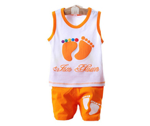 2015 New Summer Style Children Boys Girls Clothing set baby kids clothes family clothing cotton kid