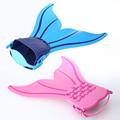 Swimming Fins Mermaid Monofin Fin Flippers Swimming Tails Adjustable Boys Girls Kids 45 40 7 cm