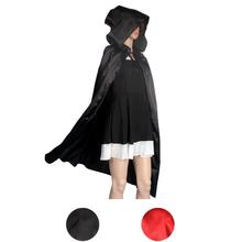 Free shipping 1PC Witch Spirit Cosplay Tops Hooded Cloak Coat Wicca Robe Medieval Capes Shawl Halloween Party Decor Clothes A22