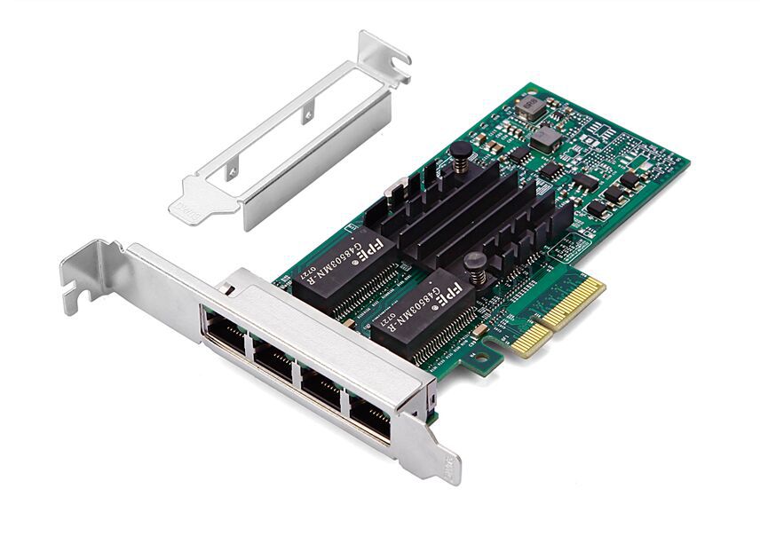I350-T4 PCI-E x4 Server 4 Port RJ45 Gigabit Ethernet Intel i350t4 1000Mbps Network Card
