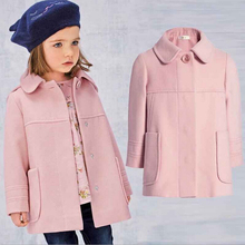New 2016 Baby Girls Children Outerwear Coat Fashion Kids Jackets for Girls Winter Jacket Warm Lapel Coats Children Clothing Q75