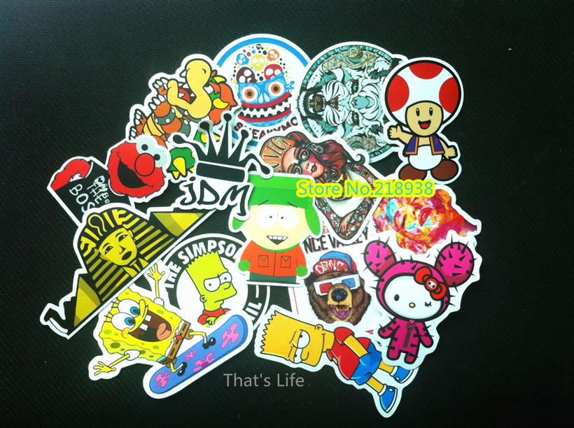 vinyl stickers for car sticker decal bicycle laptop sticker on car styling sticker bomb doodle motorcycle