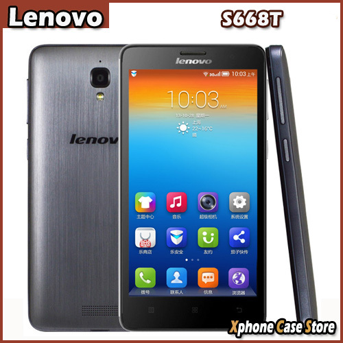 Original Lenovo S668T 8GBROM 1GBRAM 4 7 Android 4 2 SmartPhone MTK6582 Quad Core 1 3GHz