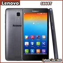 Original Lenovo S668T 8GBROM 1GBRAM 4 7 Android 4 2 SmartPhone MTK6582 Quad Core 1 3GHz