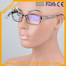 2014 new style colorful striped full rim metal optical eyewear glasses for men 2269