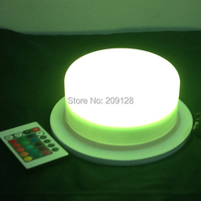17.5cm wireless remote controlled battery operated 16 colours changed led lighting