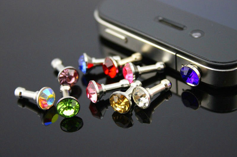 10PCS/LOT 3.5MM Diamond Rhinestone Anti Dust Plug Earphone Plug for iPhone 4 4s 5 5s 6 6s for Samsung Mobile Phone Accessories 10PCS/LOT 3.5MM Diamond Rhinestone Anti Dust Plug Earphone Plug for iPhone 4 4s 5 5s 6 6s for Samsung Mobile Phone Accessories